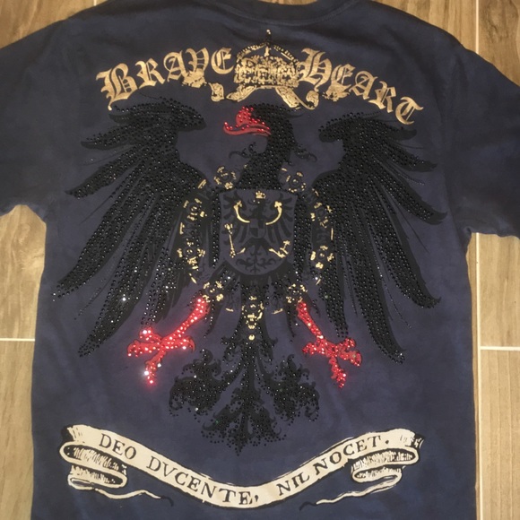 Vintage embezzled brave heart T shirt